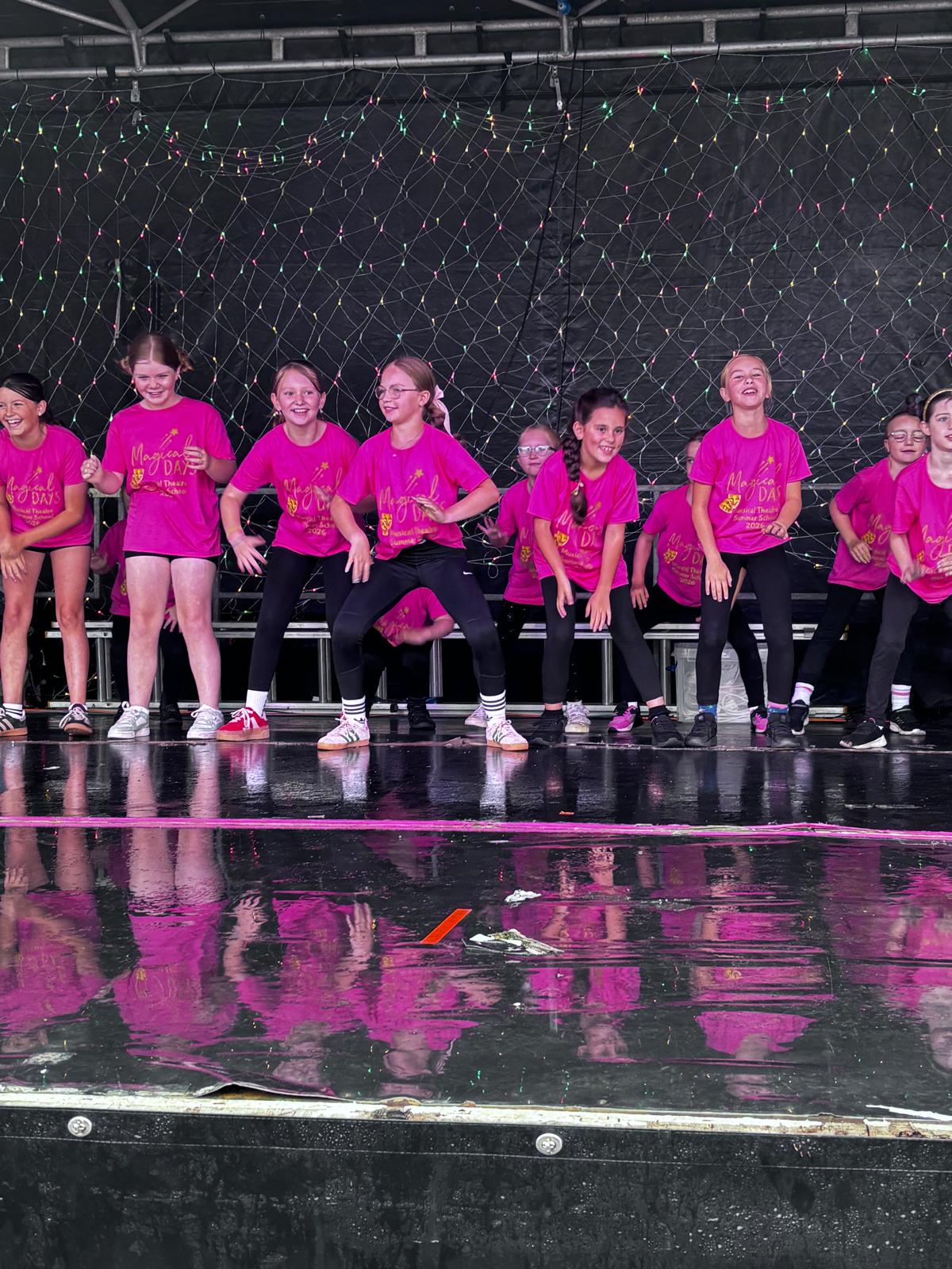 Children at the Musical Theatre Summer School 2026
